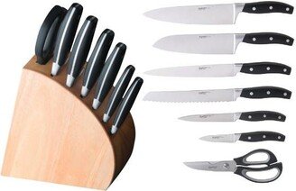 8Pc Stainless Steel Cutlery Set with Block