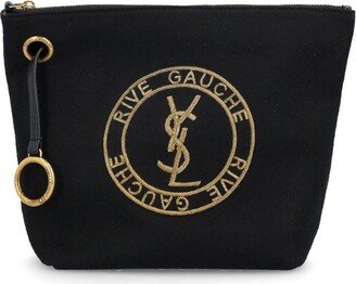 Rive Gauche Embroidered Pouch