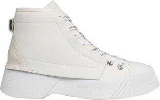 Panelled High-Top Sneakers