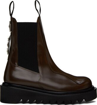 SSENSE Exclusive Brown Chelsea Boots