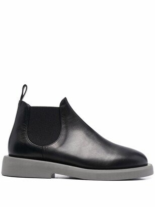 Gommello leather Chelsea boots