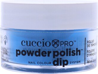 Pro Powder Polish Nail Colour Dip System - Neon Blue by Cuccio Colour for Women - 0.5 oz Nail Powder