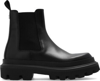 Leather Chelsea Boots - Black