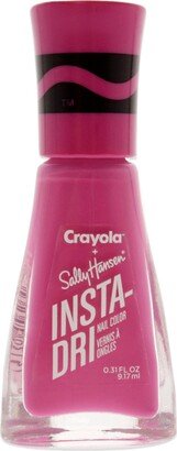 Insta-Dri Crayola Nail Color - 523 Razzle Dazzle Rose For Women 0.31 oz Nail Polish