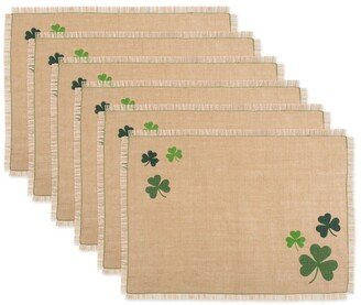 Shamrock Jute Placemat, Set of 6