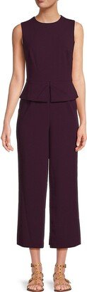 Peplum Wide Leg Jumpsuit