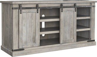 Carynhurst TV Stand for TVs up to 65 White Wash