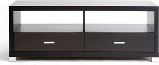 Derwent Modern TV Stand for TVs up to 50 with Drawers Dark Brown