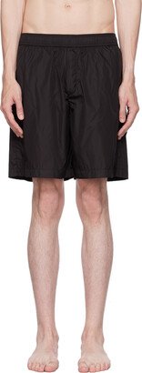 Black Boxer Mare Swim Shorts