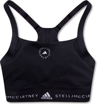 Sports Bra With Logo - Black