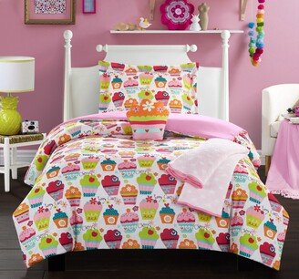 Tasty Muffin 4 Piece Twin Comforter Set