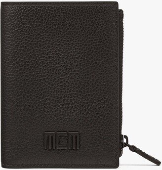 Tech Bifold Snap Wallet in Embossed Spanish Leather
