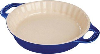 Ceramic 9-inch Pie Dish - Dark Blue