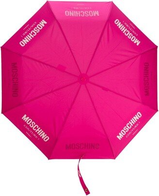 Logo-Print Compact Umbrella-AQ