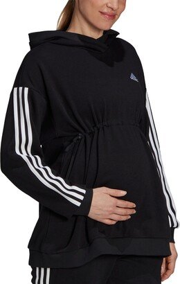 Women's Essentials Maternity 3-Striped Hoodie