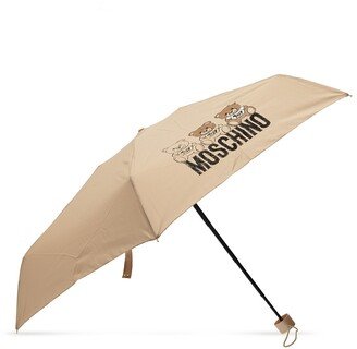 Umbrella With Logo - Beige