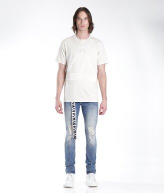 HVMAN STRAT SUPER SKINNY FIT JEAN w/WHITE BELT-AA