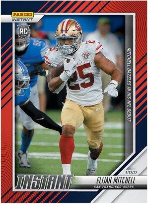 Elijah Mitchell San Francisco 49ers Fanatics Exclusive Parallel Panini America Instant Nfl Debut Single Rookie Trading Card - Limited Edition of 99