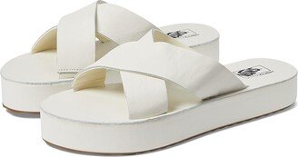 Cross Strap Mega Platform (Marshmallow) Women's Shoes