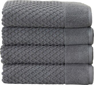 Woven & Weft Diamond Texture Towel 4-Piece Set