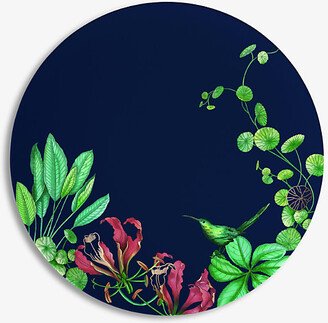 Avarua Floral Porcelain Cake Plate 20cm