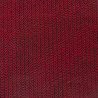 Wrap Knitted Blanket Deep Red