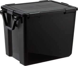 103 qt. Weathertight Tote with Wheels Black