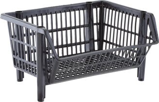 Our Basic Stackable Basket Black