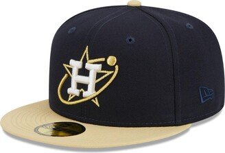 Men's Navy Houston Astros Cooperstown Collection Retro City 59FIFTY Fitted Hat