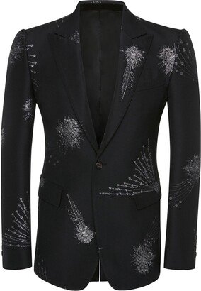 Embellished Single-Breasted Blazer