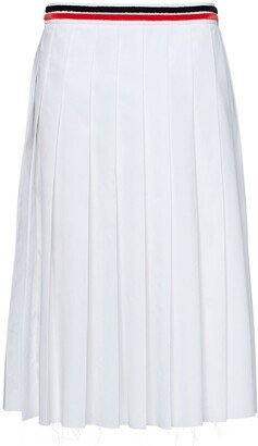 Pleated Midi Skirt-AA