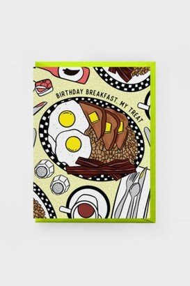 Boss Dotty Diner Breakfast Birthday Card