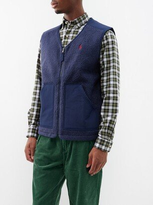 Fleece And Canvas Gilet