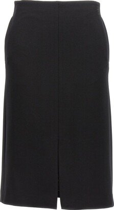 High Waist Midi Pencil Skirt