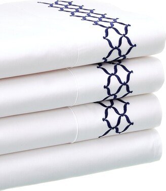 Dea Italian Linens Sinfonia Toscana Virgina Embroidered Sheet Set