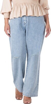 Subtle Distressed Boyfriend Jeans