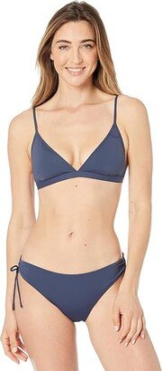 Solid Beach Classic Fixed Tri (Mood Indigo) Women's Swimwear