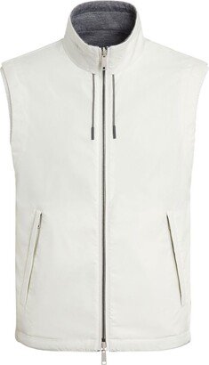 Reversible Zip-Up Vest-AA