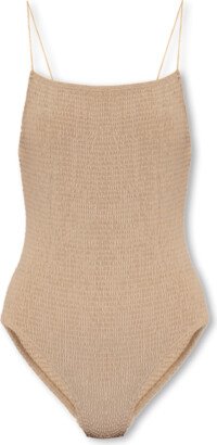 One-piece Swimsuit - Beige