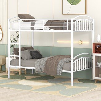 Metal Bunk Bed,Divided into Two Beds