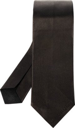 Leather Tie - Black