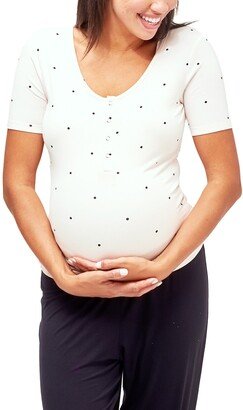 Rhys Maternity/Nursing Pajama Top