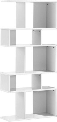 5 Cubes Ladder Shelf Corner Bookshelf Display Rack Bookcase - 31