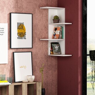 Ada Home Decor Bowcott Modern Wall Shelf - 33.46'' H x 16.54'' W x 7.87'' D