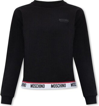 Logo Printed Strap Sweatshirt