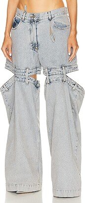 Ashton Long Pant in Blue