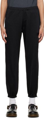 Black Zipped Lounge Pants-AA