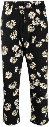 Workwear Drop daisy-print straight-leg trousers