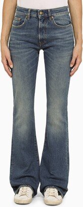 Blue flared jeans-AD