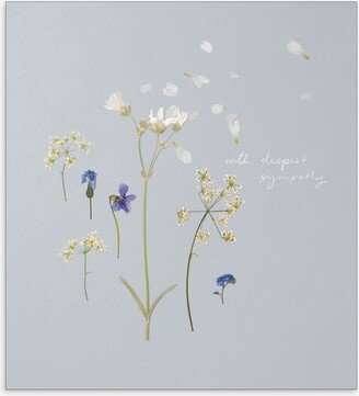 Woodmansterne Parsley & Violets Sympathy Card